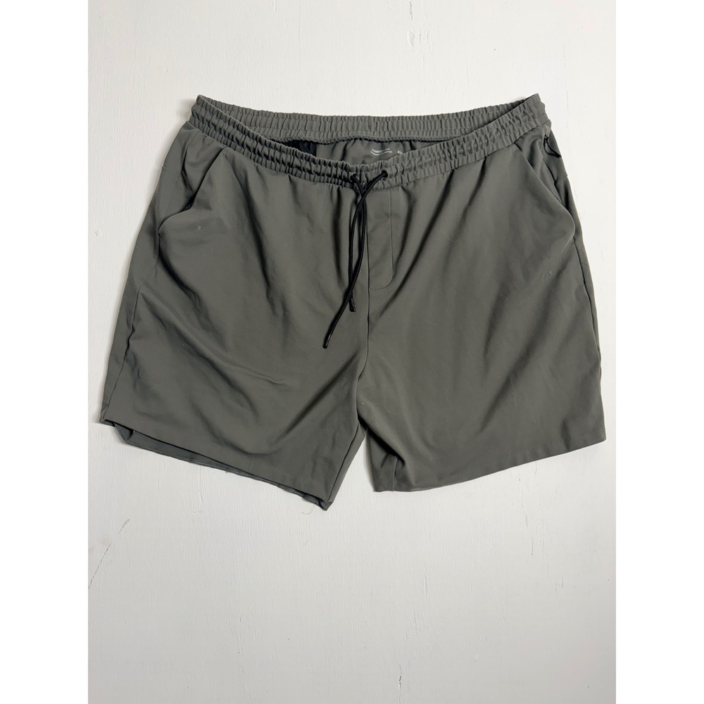 Old Navy Active Powersoft Coze Shorts Mens XXXL Green Gray Go-Dry Athletic 3XL
